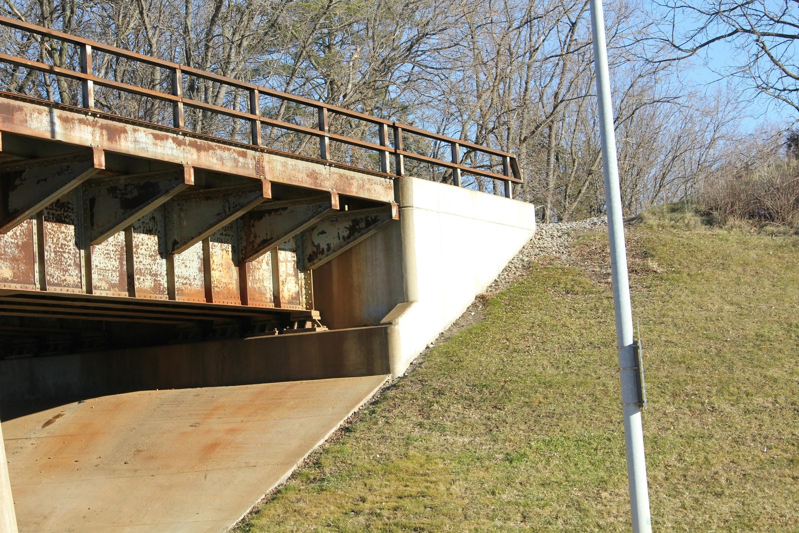 East abutment